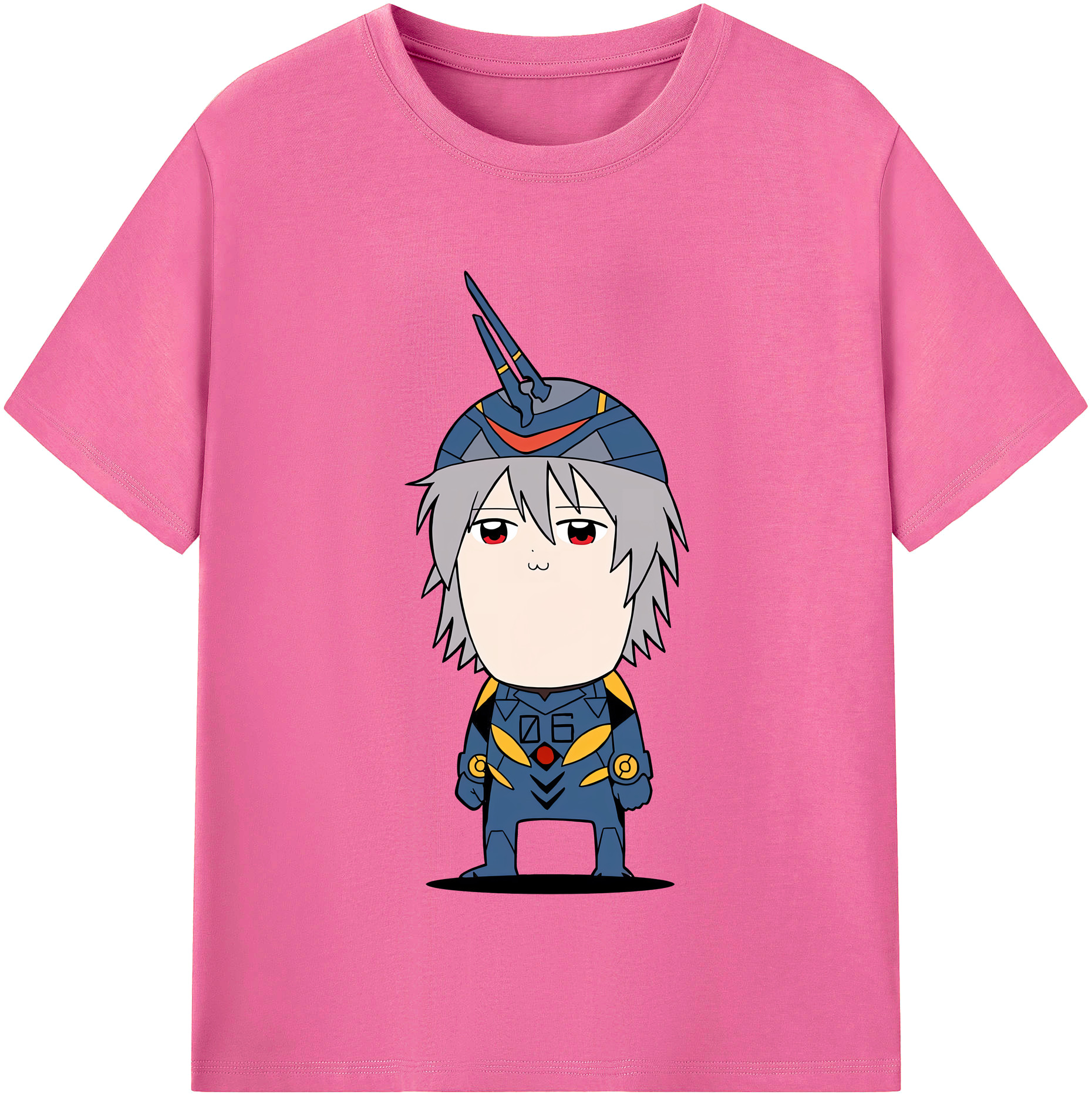 （画像用） EVA 新世紀エヴァンゲリオン レディースカジュアルプリントTシャツ（綿100％）
